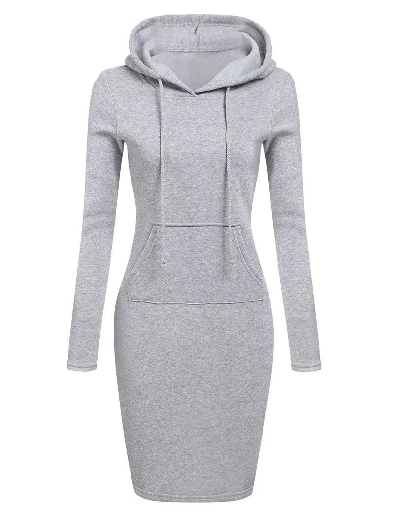 Hoodie jaqueta/vestido Élevée