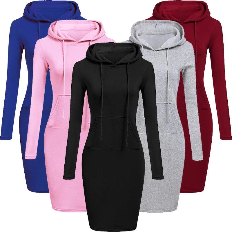 Hoodie jaqueta/vestido Élevée