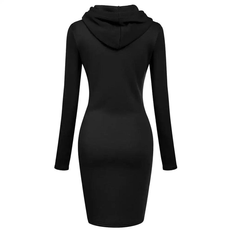 Hoodie jaqueta/vestido Élevée